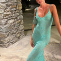 Jaclyn Knitted Slim Maxi Dress Alees Fashion aleesfashion.com