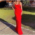 Jiya Ruffle Maxi Dress Alees Fashion aleesfashion.com