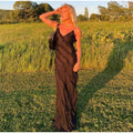 Jiya Ruffle Maxi Dress Alees Fashion aleesfashion.com