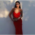 Jiya Ruffle Maxi Dress Alees Fashion aleesfashion.com