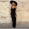 Jiya Ruffle Maxi Dress Alees Fashion aleesfashion.com