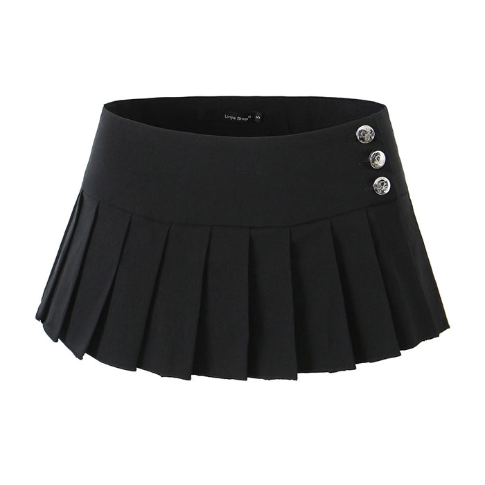 Kior Pleated Mini Skirt Set Alees Fashion aleesfashion.com